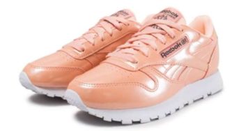 Fin de série : 30€ chaussures Classic Leather PP orange REEBOK femme (du 37 au 41) – livraison gratuite