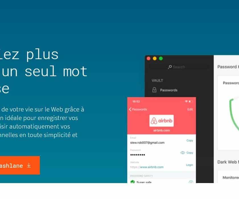 gestionnaire de mot de passe et données Dashlane Premium gratuit