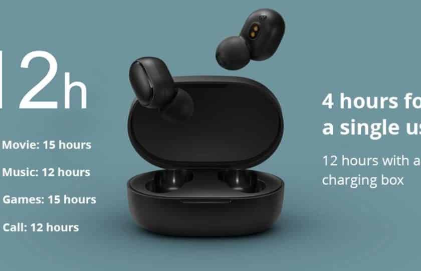 oreillettes bluetooth sans fil Redmi AirDots de Xiaomi