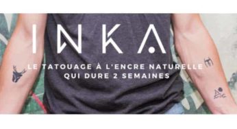 20% remise sur tout le site Inka Paris (tatouage éphémère à l’encre d’origine naturelle)