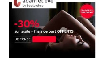 30% de remise sur Adam et Eve by beate uhse + livraison gratuite (aujourd’hui)