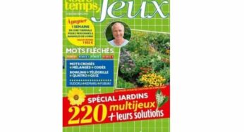 Abonnement magazine Notre Temps Jeux moitié prix : 1 an acheté = 1 an OFFERT (soit 29,90€ les 2 ans)