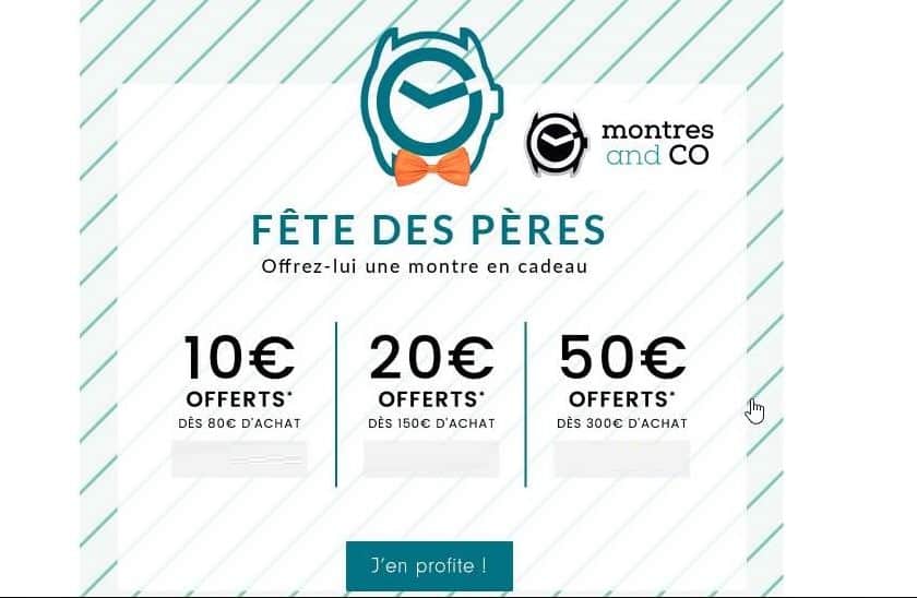 Fête des pères Montres and Co