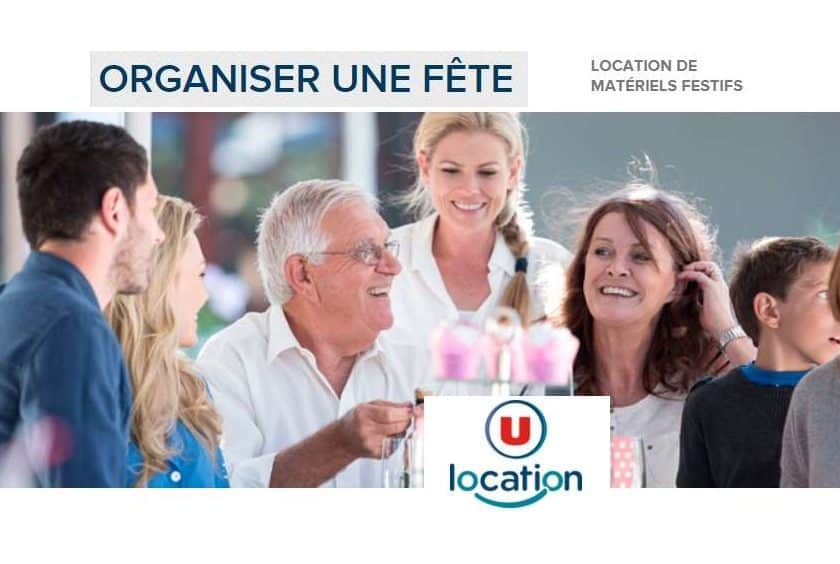 U location location de matériels festifs pas chers par Système U