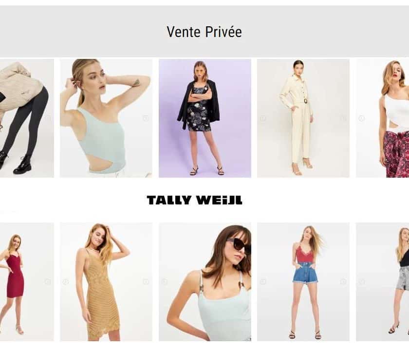 Vente Privée de pré-soldes Tally Weijl