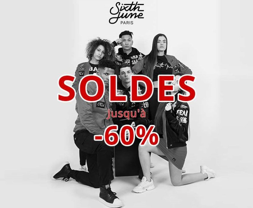 remise supplémentaire sur les soldes Sixth June