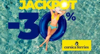 Jackpot Corsica Ferries : réservez maintenant votre traversé et obtenez -30% sur le prix véhicule et passagers (Corse, Sardaigne, Sicile et Baléares)