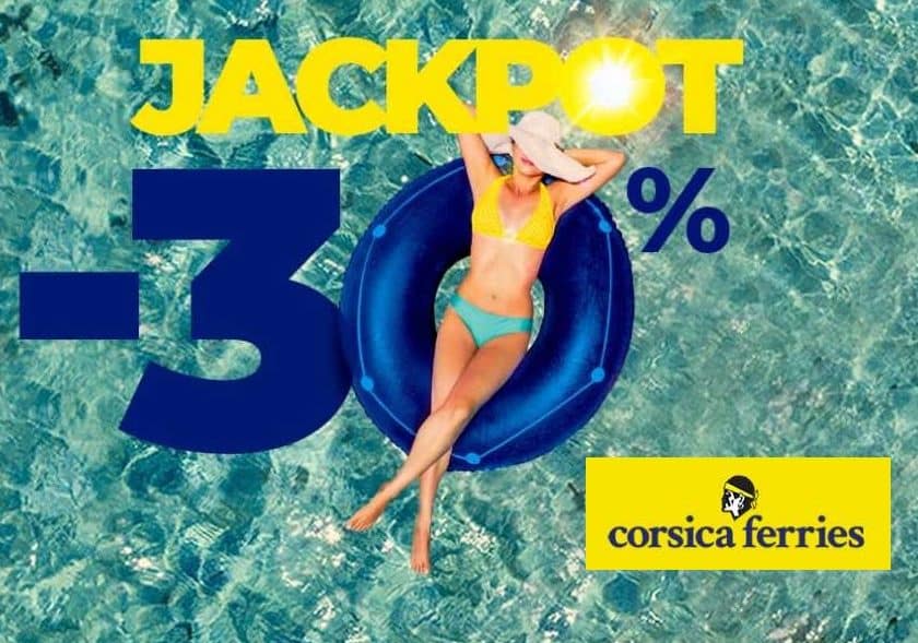 Jackpot Corsica Ferries réservez votre traversé et obtenez remise Corse, Sardaigne, Sicile et Baléares