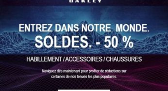 Soldes Oakley : 50% de remise sur l’habillement (vêtements et chaussures) et accessoires + livraison gratuite