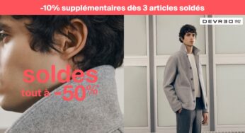 Dernière démarque soldes Devred : tout à moins 50% + 10% dés 3 articles