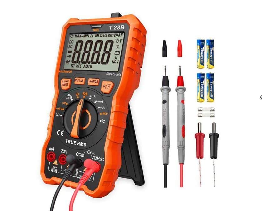 multimètre numérique Lomvum T28B (tension, fréquence, coutant, résistances…)