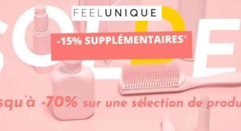 15% de remise supplémentaire sur les soldes Feelunique