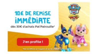 10€ de remise sur les jouets Pat Patrouille (Paw Patrol) dès 30€ sur PicWicToys