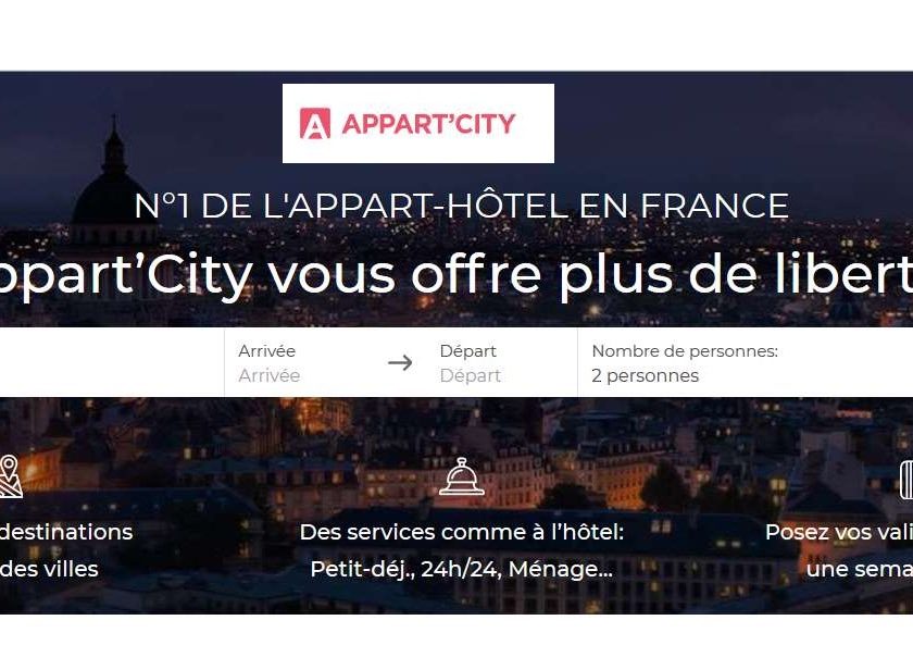 Séjour de 3 nuits dans un Appart’City pour le prix de 2