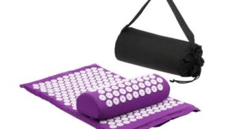 PROMO : 24,99€ tapis acupression avec coussin de massage Anself (yoga, relaxation…)