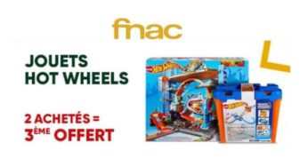 2 Hot wheels achetés = le troisième offert sur FNAC – livraison gratuite