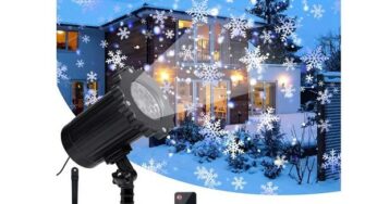 Décoration de Noel : 14,99€ le projecteur extérieur de Noel avec télécommande AETKFO