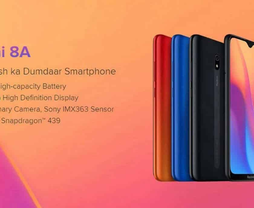 promotion smartphone Xiaomi Redmi 8A