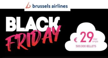 Black Friday Brussels Airlines : 500000 billets d’avion à 29€ ✈️