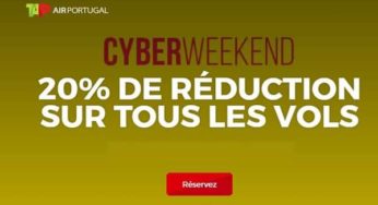 Black Friday TAP Portugal : 20% de remise sur tous les vols (CyberWeekEnd)