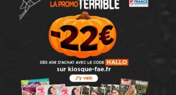 Offre flash 🎃 22€ de remise sur les abonnements magazines comme Elle, Télé 7 jours, France Football, Le Point, Maxi, Rustica…