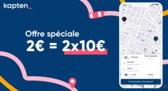 Vente privée bon d’achat Kapten (VTC) : -10€ sur les 2 premières courses (Paris, Lyon et Nice) pour 2€