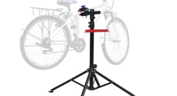 27,22€ le support pied atelier réparation vélo Amzdeal (pivotant et réglable en hauteur)