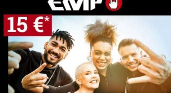 15€ de réduction sur EMP (vêtements dérivés Rock, Gaming, Série TV, Films…) dès 60€ d’achat aujourd’hui seulement