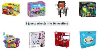 2 jouets achetés sur AMAZON = le 3ème offert