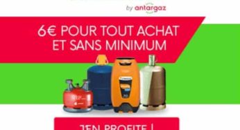 6€ de remise votre commande Gazissimo (livraison de bouteilles de gaz à domicile)