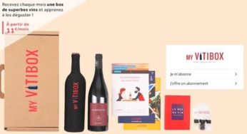 Box My Vitibox à offrir ou abonnement pas cher 🍷 dès 19,9€ (1 mois), 56,9€ (3 mois)…