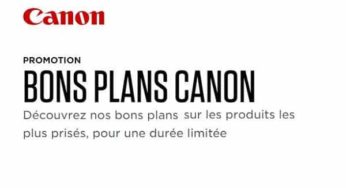 Offre spéciale de pré-soldes Canon : remises sur appareils photo, imprimantes, objectifs, caméscopes…