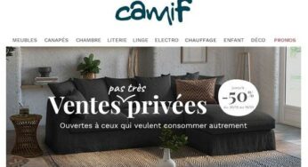 Vente Privée Camif : profitez de remises jusqu’à -50% sur une sélection pour les pré-soldes