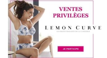 Vente Privilège Lemon Curve : de 50% à 80% de remise sur 2000 pièces de lingerie de marques