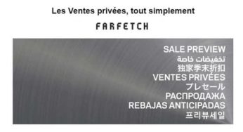 Vente privée de Pré-soldes Farfetch : jusqu’à -70% sur la mode de grandes marques (femme, homme et enfant)