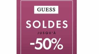 Lancement des soldes Guess avec des remises jusqu’à -50% pour femme et homme