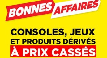 Les bonnes affaires de Micromania : consoles, jeux et produits dérivés déjà en soldes