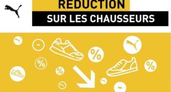 15% supplementaire sur les chaussures PUMA en PROMO (jusqu’à -50%)