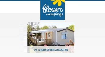 Offre spéciale Flower Campings 7=5 : 2 nuits offertes en mobil-home, habitat toilé ou chalet (7 nuits au prix de 5 )