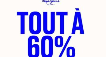 Tout à -60% pour les derniers jours des soldes Pepe Jeans (livraison gratuite dès 30€)