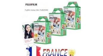 33,35€ le lot de 60 papiers photo instantané Fujifilm Instax Mini pour Fuji 7s / 8/ 25 / 90 – port inclus