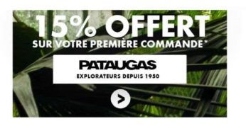 15% de remise sur votre première commande sur PATAUGAS (jusqu’à lundi) – livraison gratuite