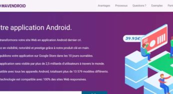 Création et publication application Android clé en main pas chère ! moins de 40€ avec Mavendroid (publication sur Google Play sous 10 jours)