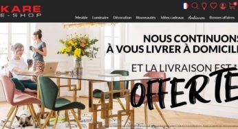 Livraison gratuite sur toutes les commandes sur KARE DESIGN (Décoration et mobilier contemporain)