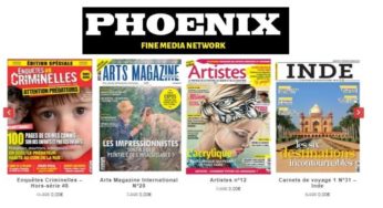 Tous les magazines Phoenix Publications gratuits en version numérique (VivaDéco, Carnets de voyage, Enquêtes Criminelles, Rétro, Artistes, Arts Magazine International, Urban Arts Magazine)