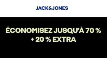 FLASH ! jusqu’à -70% sur Jack & Jones + 20% de remise supplémentaire (jusqu’à dimanche)