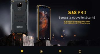 Bonne affaire: 216,99€ smartphone antichoc-étanche DOOGEE S68Pro (6Go+128Go, IP68, batterie 6300mAh, triple camera 21Mpx) – livraison DHL