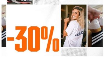 30 % supplémentaires sur les articles Adidas déjà en promotion + livraison gratuite