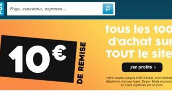 Remise immédiate de 10€ sur MisterGoodDeal par tranche de 100€ (même sur la plupart des promotions)