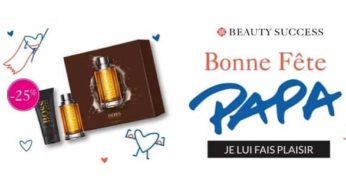 Offre fête des pères Beauty Success : 25% de remise sur tous les coffrets